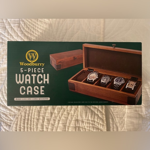 Woodbury Accessories Woodbury 5piece Watch Case Poshmark